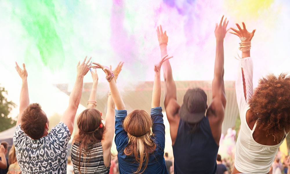 Climatização de eventos com canhões de névoa